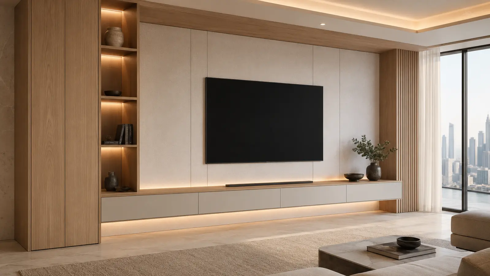 Custom TV wall unit design inspiration